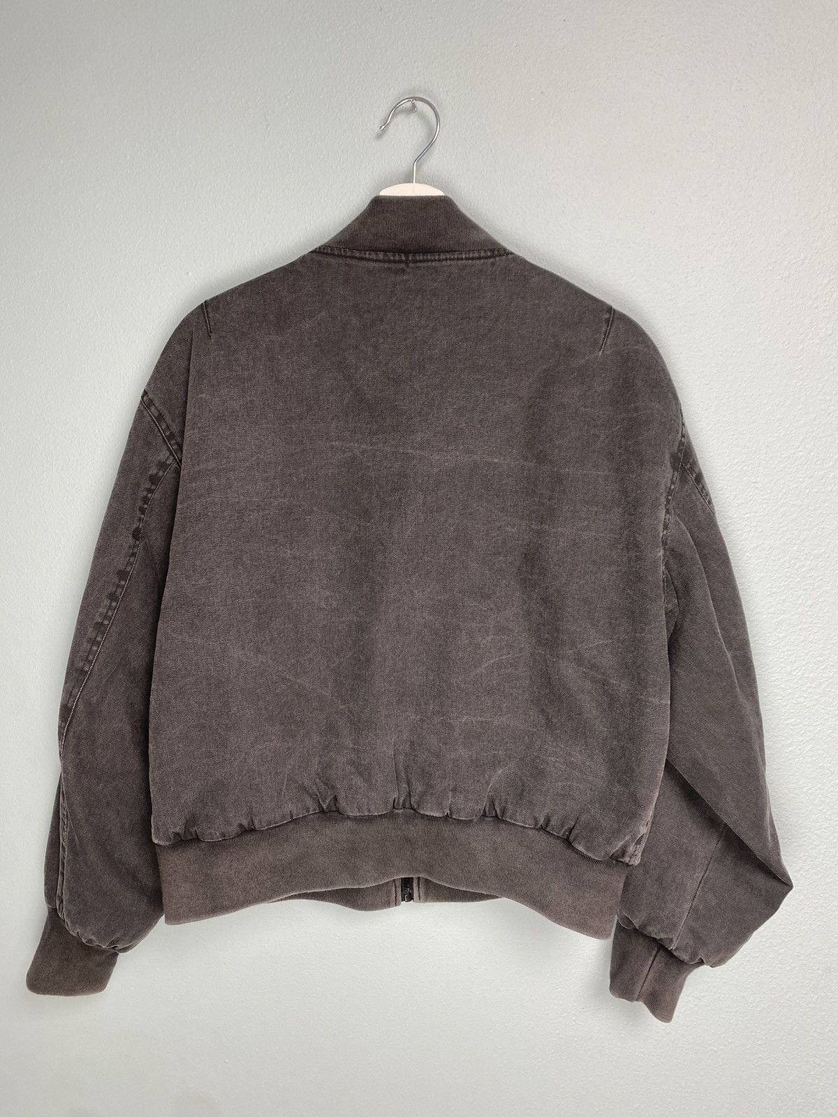 Yeezy Yeezy Season 4 Bomber Canvas Jacket Grey Small Made In Italy Size US S / EU 44-46 / 1 - 4 Thumbnail