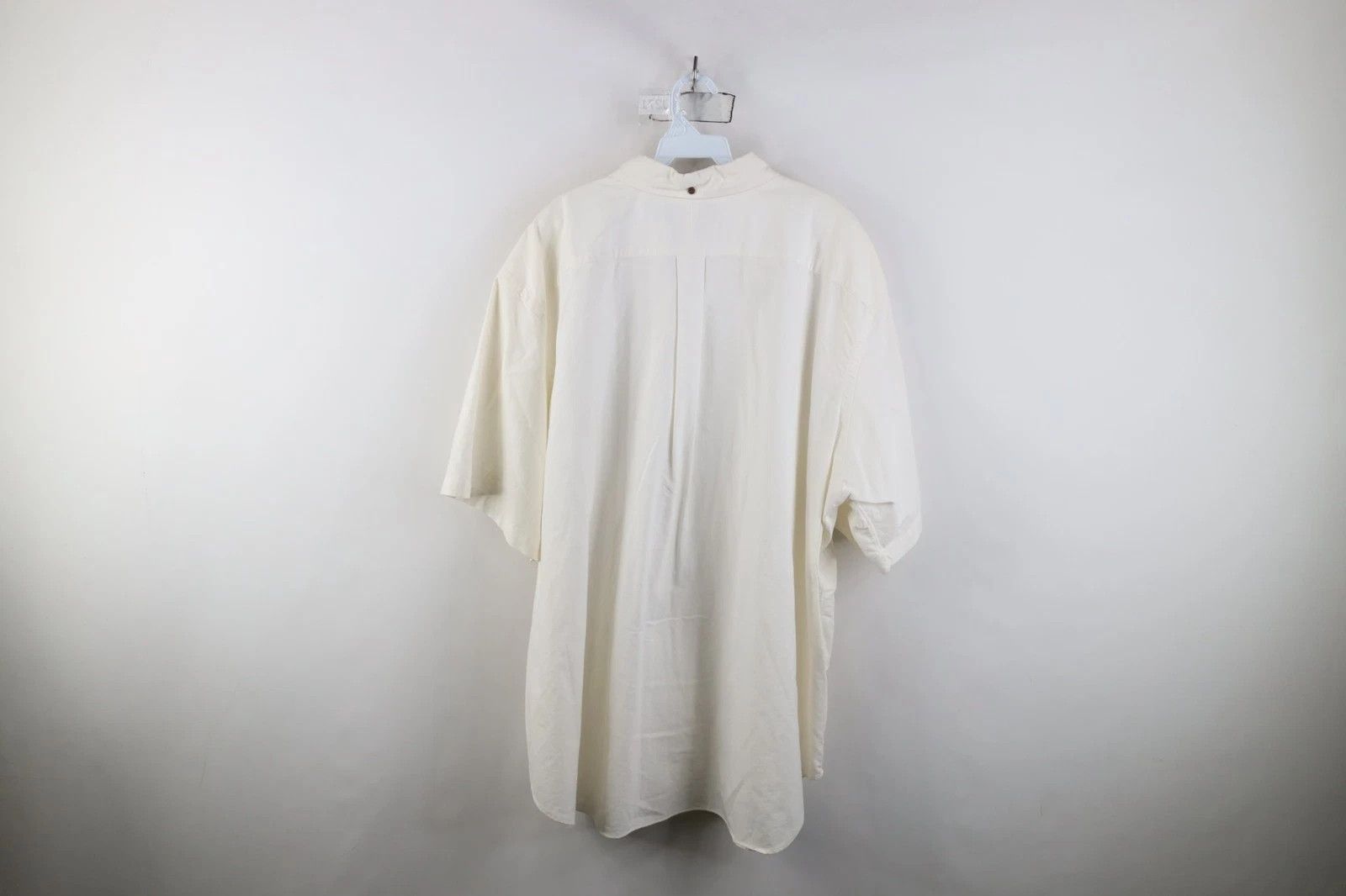 Ralph Lauren Deadstock Vintage Ralph Lauren Short Sleeve Collared Shirt Size US XXL / EU 58 / 5 - 11 Thumbnail