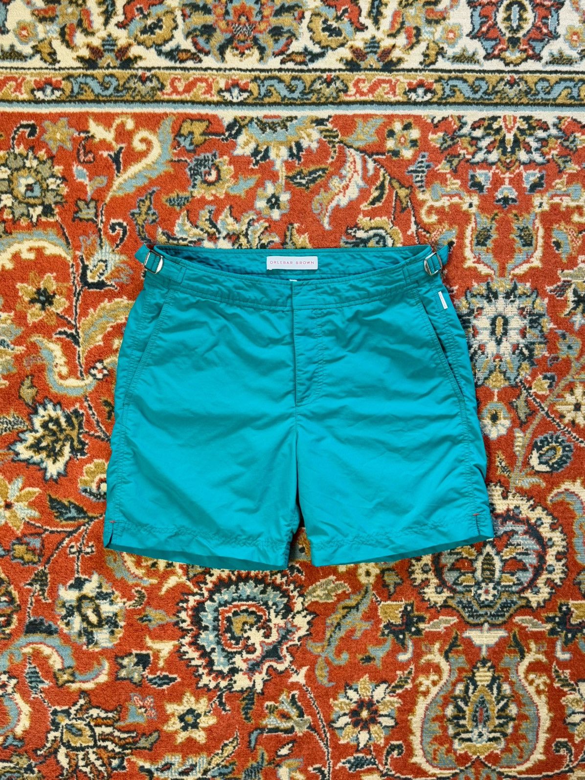 Orlebar Brown Orlebar Brown Turquoise Swim Shorts Trunks Size US 30 / EU 46 - 2 Thumbnail