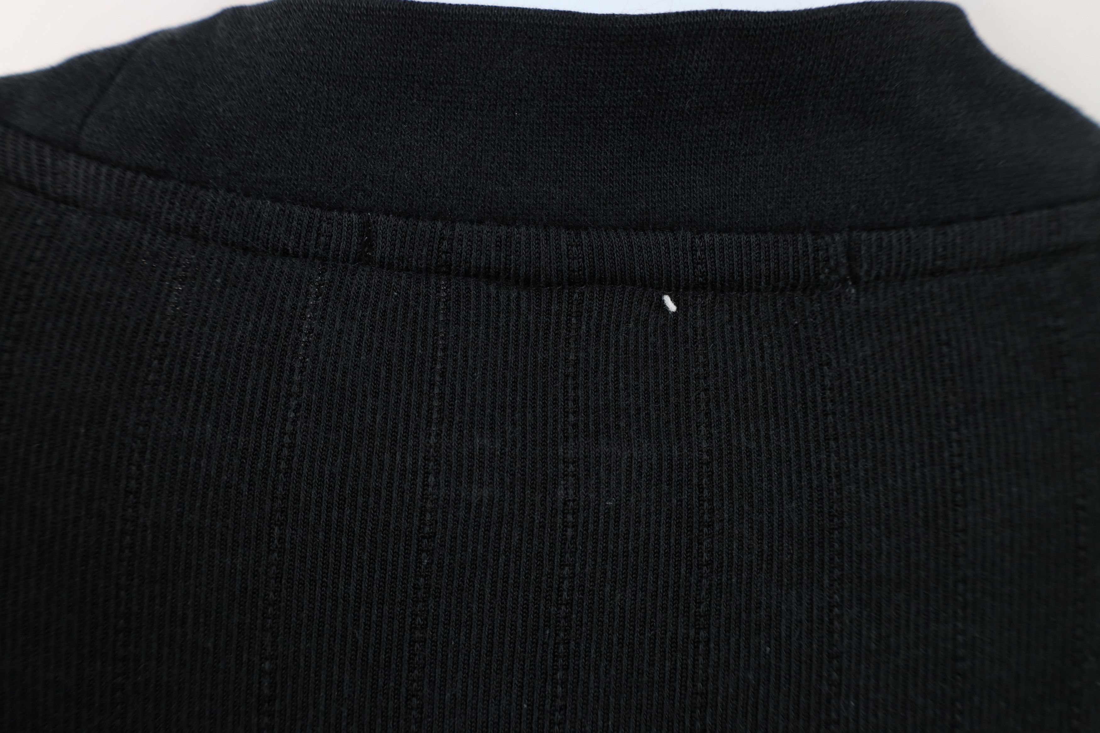 Vintage Vintage 90s Streetwear Gabardine Knit Mock Neck T-Shirt Size US XL / EU 56 / 4 - 9 Thumbnail