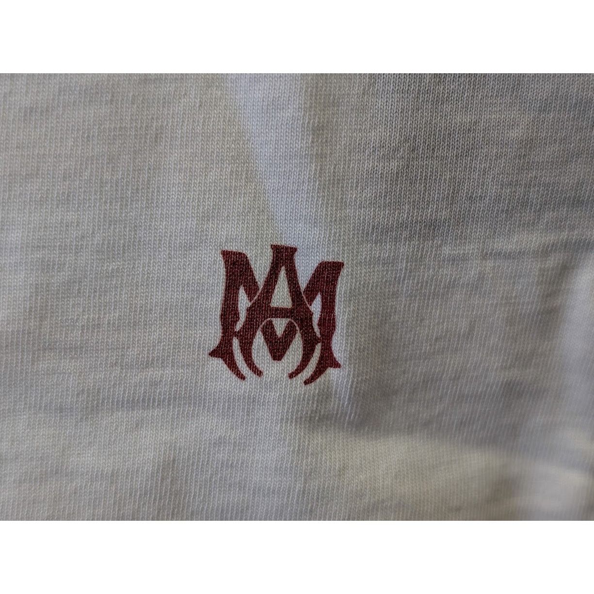 Amiri o1rshd1 Ma Paisley Short Sleeve T-Shirt in White Size US M / EU 48-50 / 2 - 10 Thumbnail