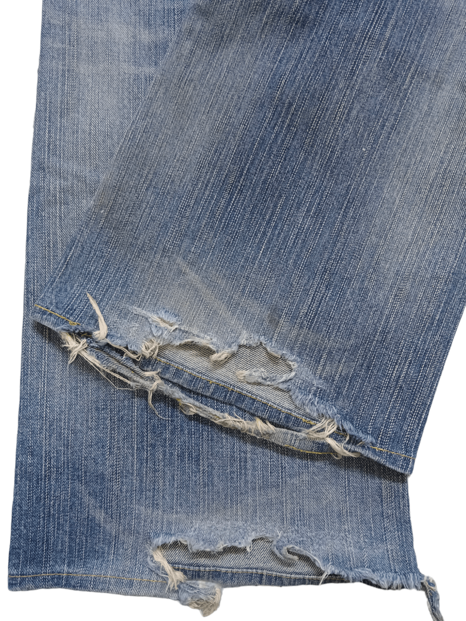 Edwin Edwin Seditionaries Distressed Flare Denim Size US 32 / EU 48 - 6 Thumbnail