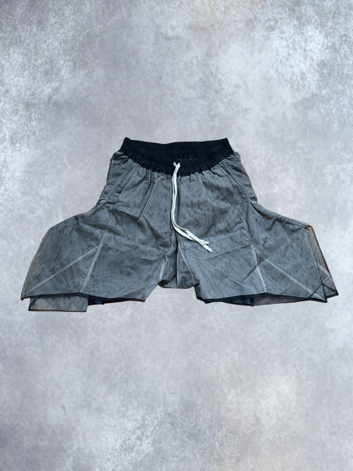 Rick Owens Rick Owens Sample Mesh-Style Overlays Abstract Cut Shorts Size US 30 / EU 46 - 3 Thumbnail
