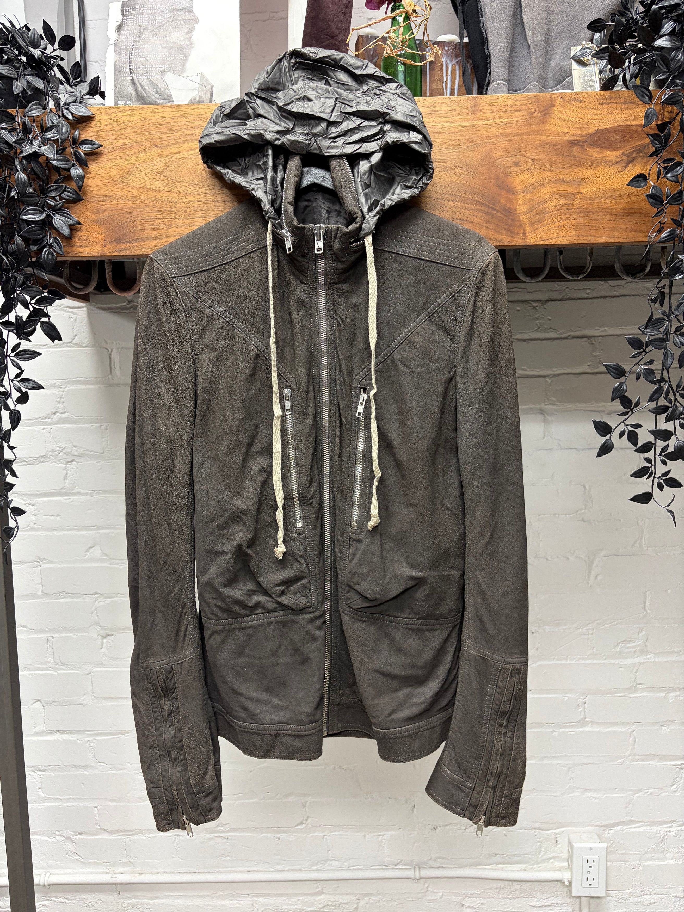 Rick Owens SS2015 'Faun' Blistered Lambskin Military Jacket Size US L / EU 52-54 / 3 - 1 Thumbnail