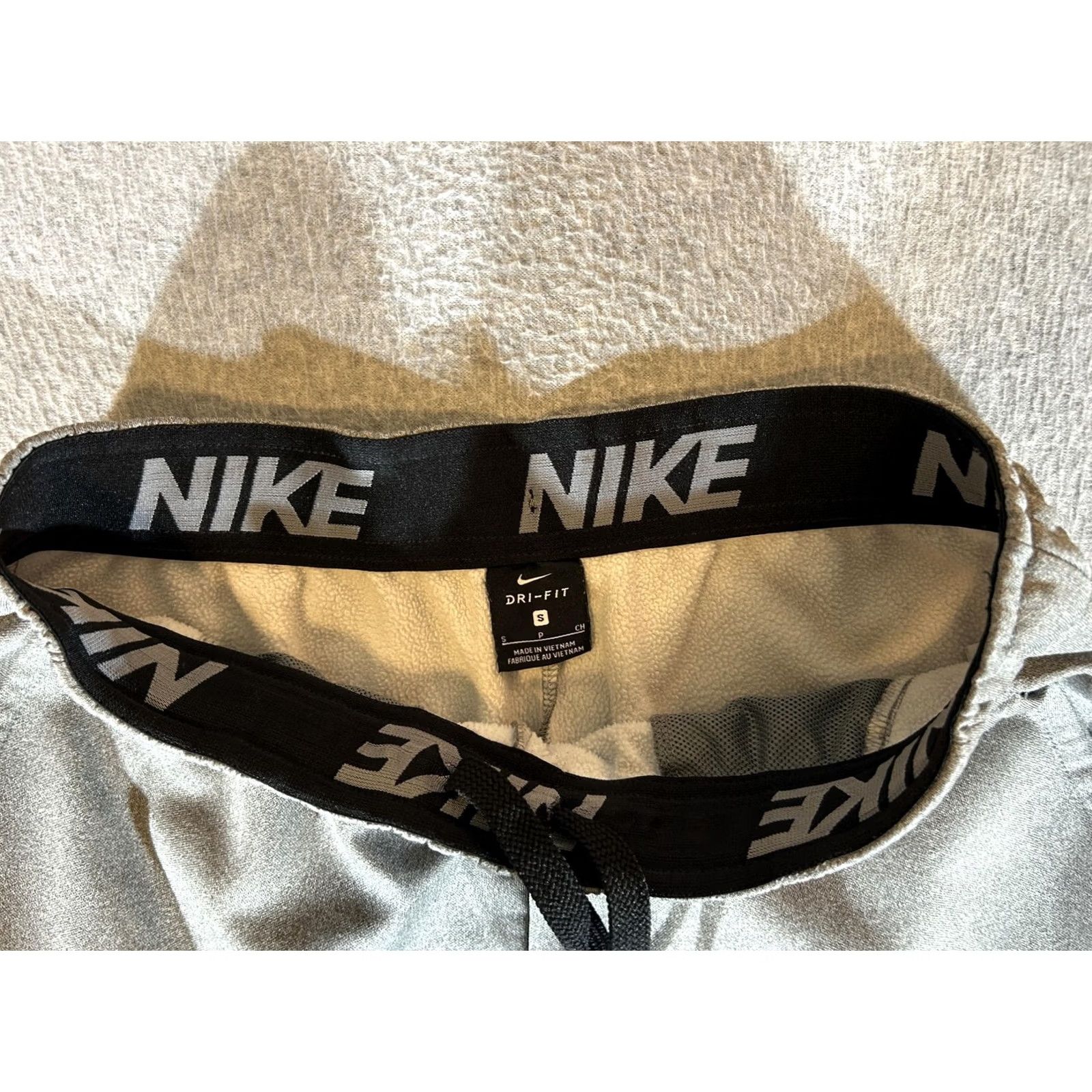 Nike Nike Dri-FIT Fleece Joggers Pants Mens Small Gray Athletic Size US 29 - 6 Thumbnail