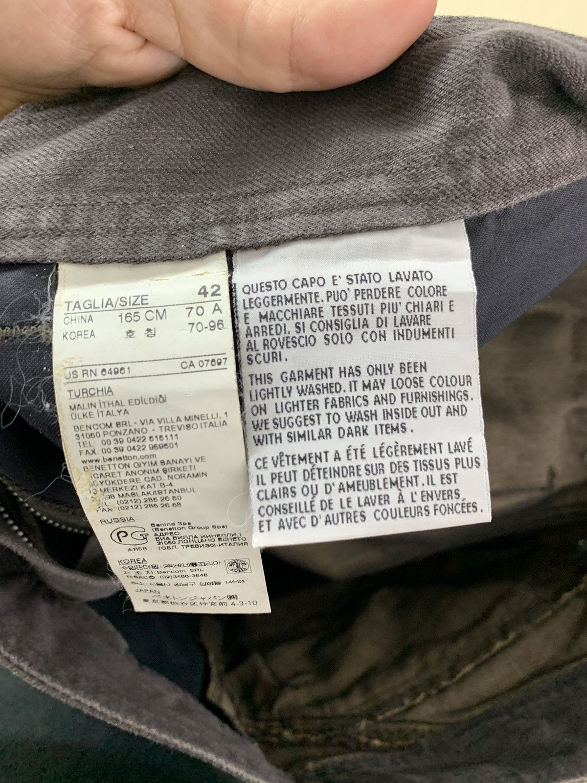 Japanese Brand × Sisley × Vintage Sisley Cargo Pants Size US 31 - 11 Thumbnail