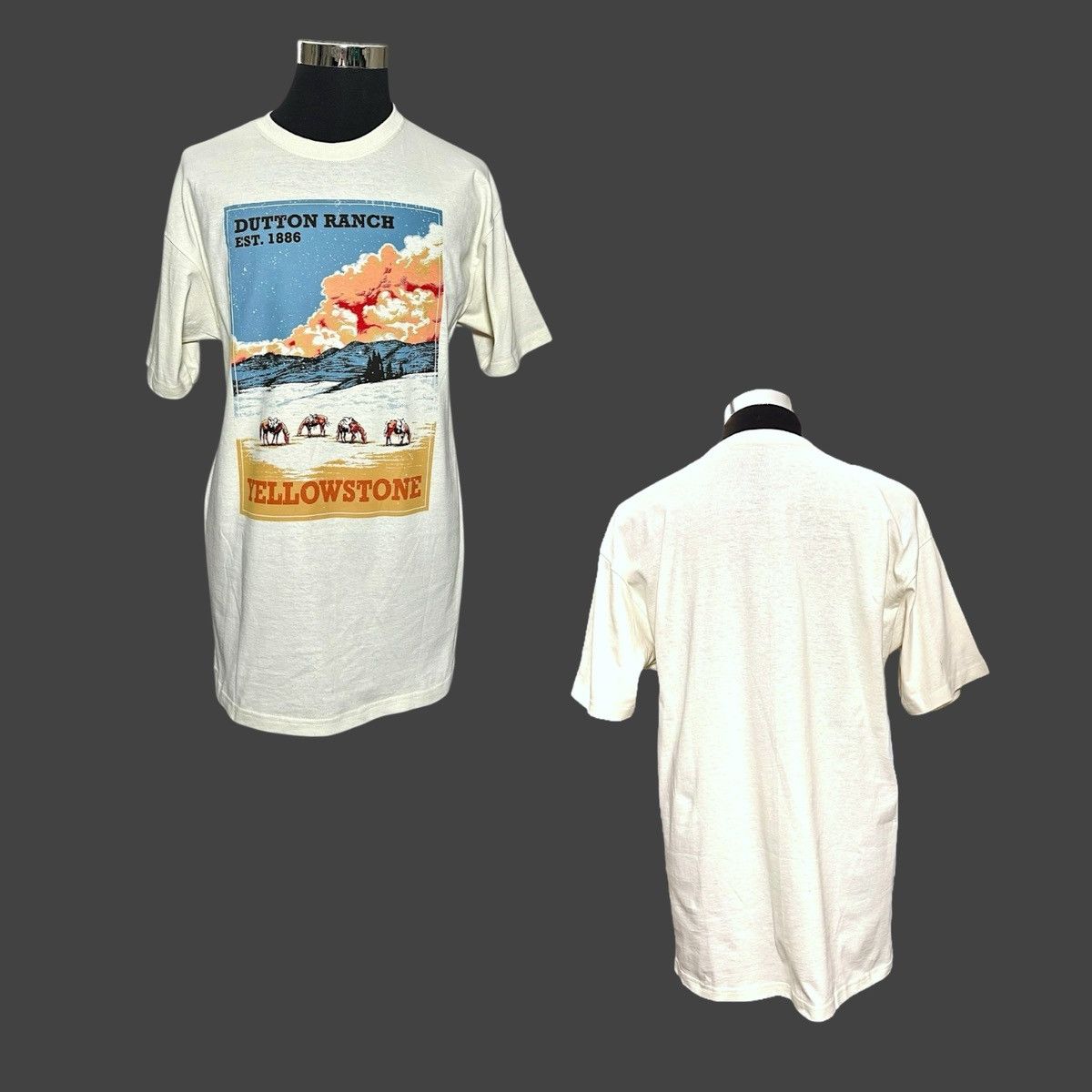 Other Licensed Men’s Vintage Style Dutton Ranch T-Shirt Sz L Size US L / EU 52-54 / 3 - 4 Thumbnail