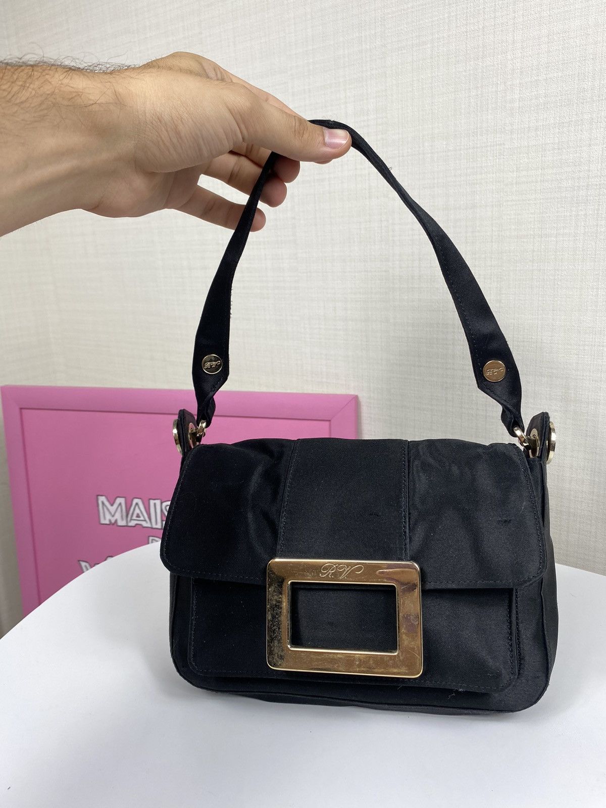 Roger Vivier Roger Vivier Satin Evening Mini Bag Size ONE SIZE - 3 Thumbnail