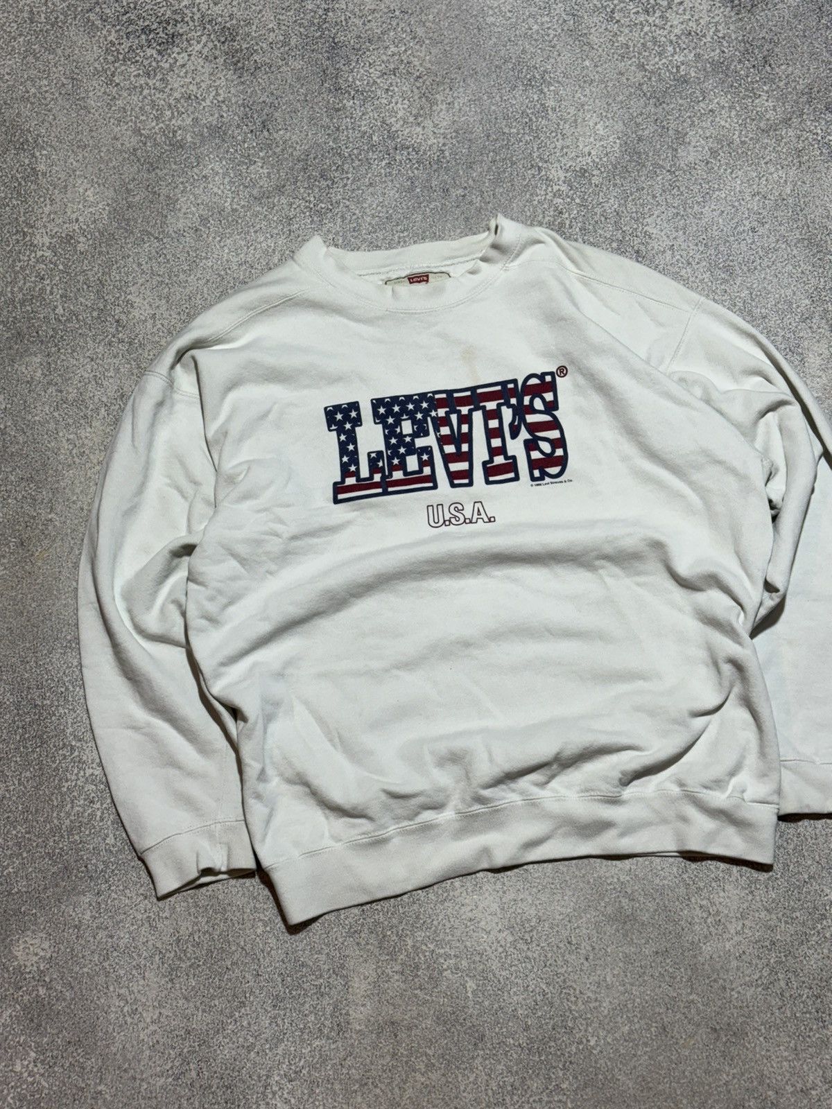 Levi's × Levi's Vintage Clothing × Vintage Vintage Levi's Sweatshirt 1996 Crewneck American big logo Size US L / EU 52-54 / 3 - 2 Thumbnail