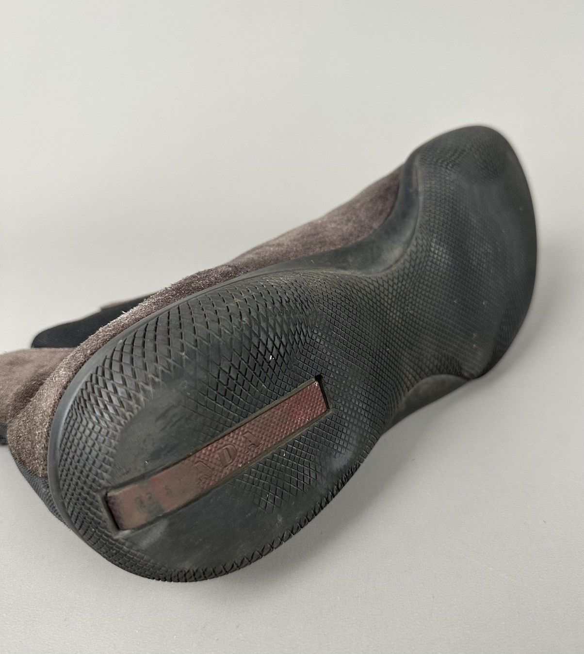 Prada Prada - Prada Sport - Suede Slip On Ankle Chelsea Boots Size US 8 / EU 41 - 9 Thumbnail