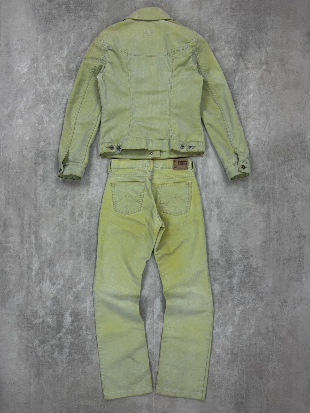 Mustang Vintage Mustang corduroy pants & jacket sets faded green Size M / US 6-8 / IT 42-44 - 8 Thumbnail