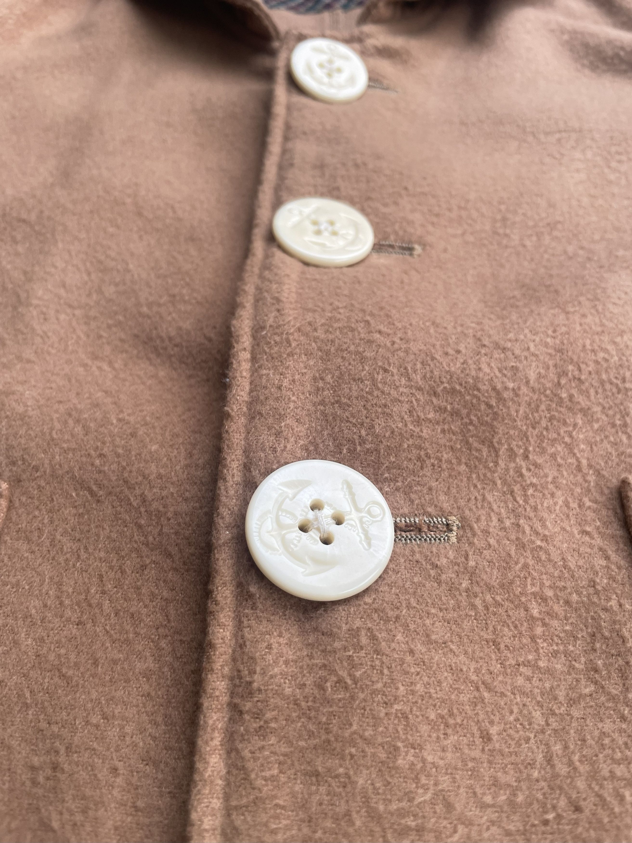 Japanese Brand Rivet & Surge Navy Style Shawl Jacket Size US M / EU 48-50 / 2 - 8 Thumbnail