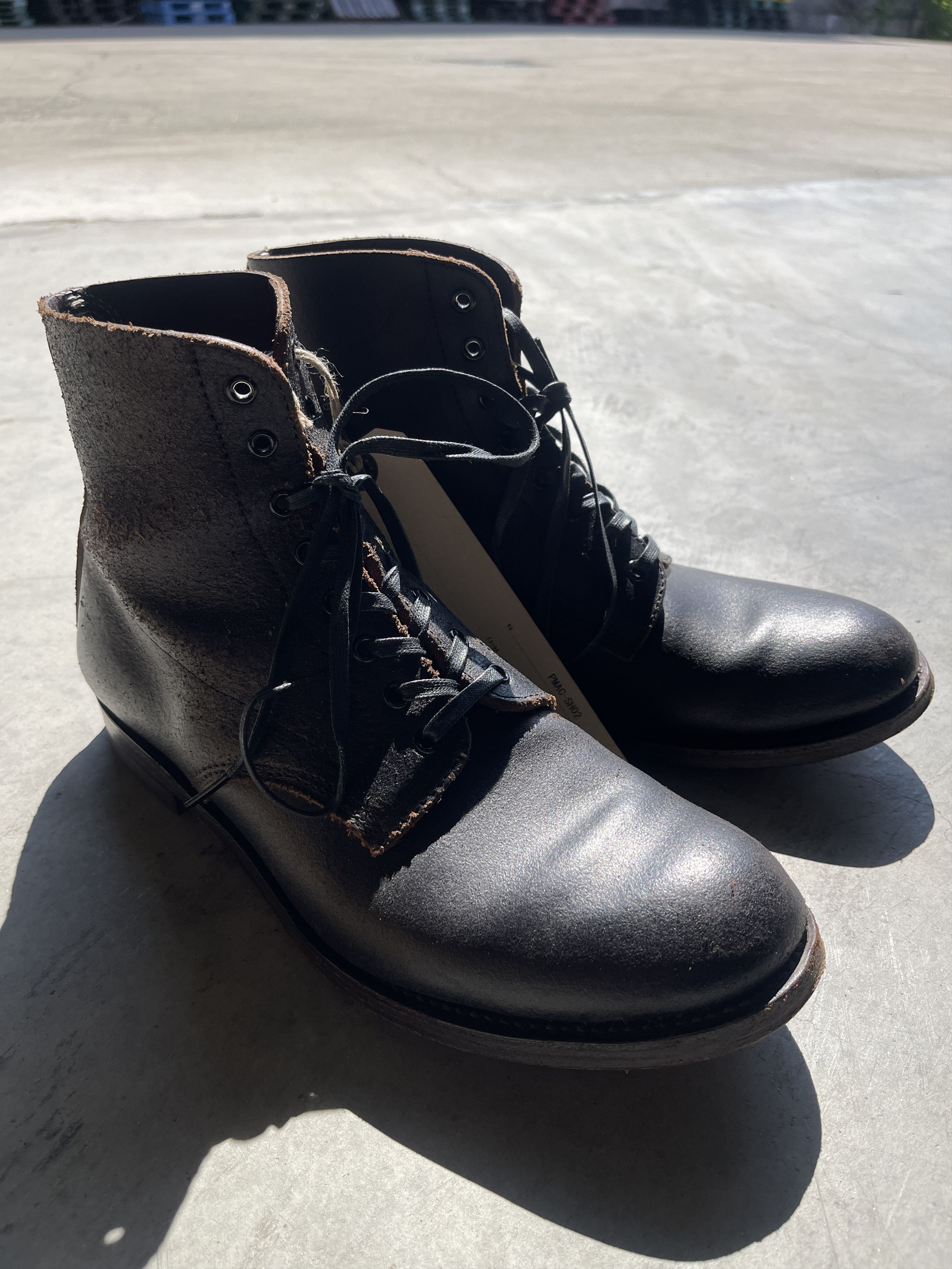 PHIGVEL MAKERS & Co. Phigvel makers Service Boots – Horween Leather (Size 9.5) Size US 9.5 / EU 42-43 - 3 Thumbnail