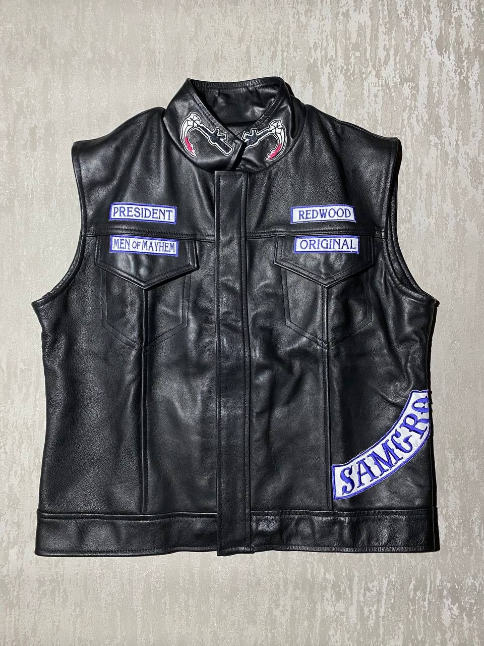 Japanese Brand × Vintage Sons of Anarchy Bulletproof Strapped Biker Vest Size US M / EU 48-50 / 2 - 2 Thumbnail