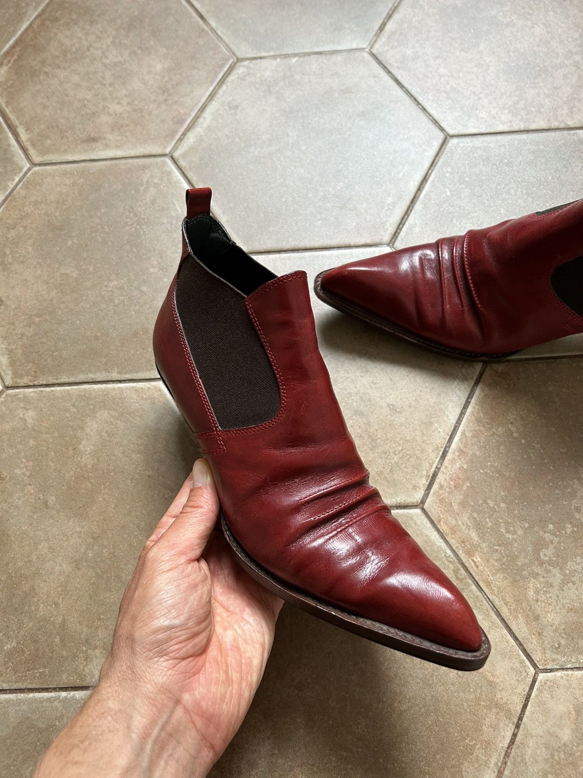 Miu Miu Miu Miu y2k Vintage Heels leather Size US 7 / IT 37 - 2 Thumbnail