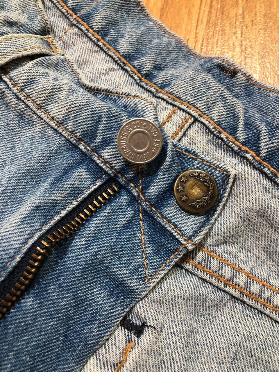 Levi's 90S VINTAGE LEVIS 512 DISTRESSED BLUE JEANS Size US 30 / EU 46 - 9 Thumbnail