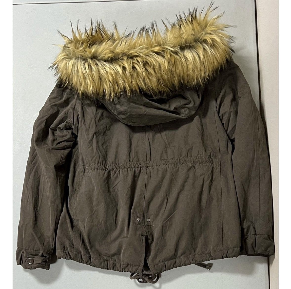 Zara Zara Brown Tan Beige Fur Winter Jacket Coat Outerwear XS 🤎✨ Size XS / US 0-2 / IT 36-38 - 6 Thumbnail