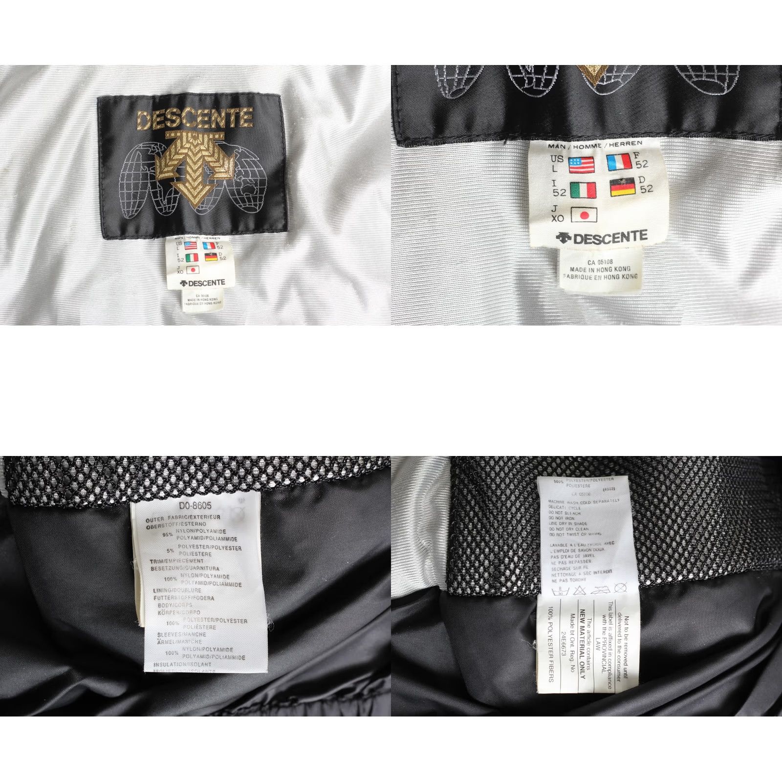 Vintage DESCENTE Ski Jacket Men Hooded Dermizax Vintage Size EU 52 US L MJ5454 Blue Size US L / EU 52-54 / 3 - 9 Thumbnail