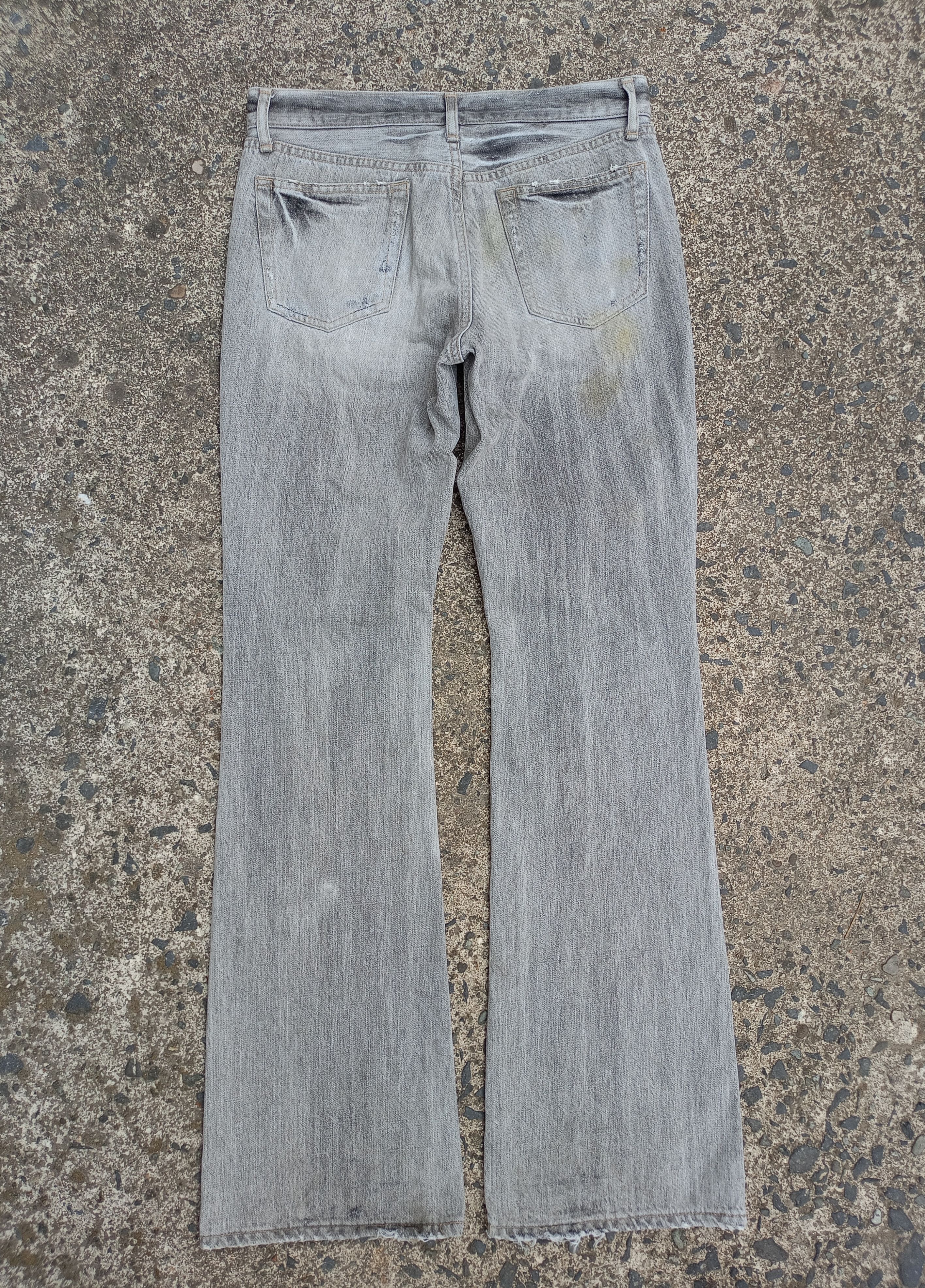 If Six Was Nine × Japanese Brand BLUE WAY FLARED DENIM PANTS Size US 30 / EU 46 - 7 Thumbnail