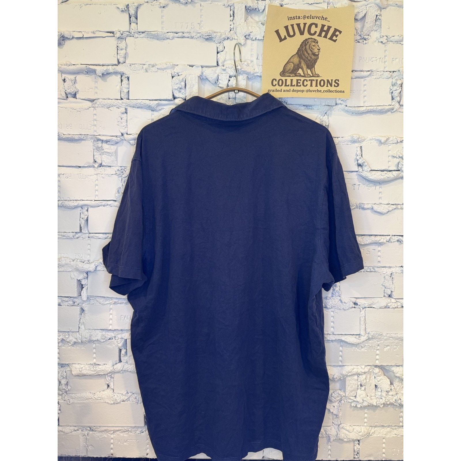 Michael Kors Michael Kors Polo Shirt Navy Blue Short Sleeve Classic Fit Size US XL / EU 56 / 4 - 2 Thumbnail