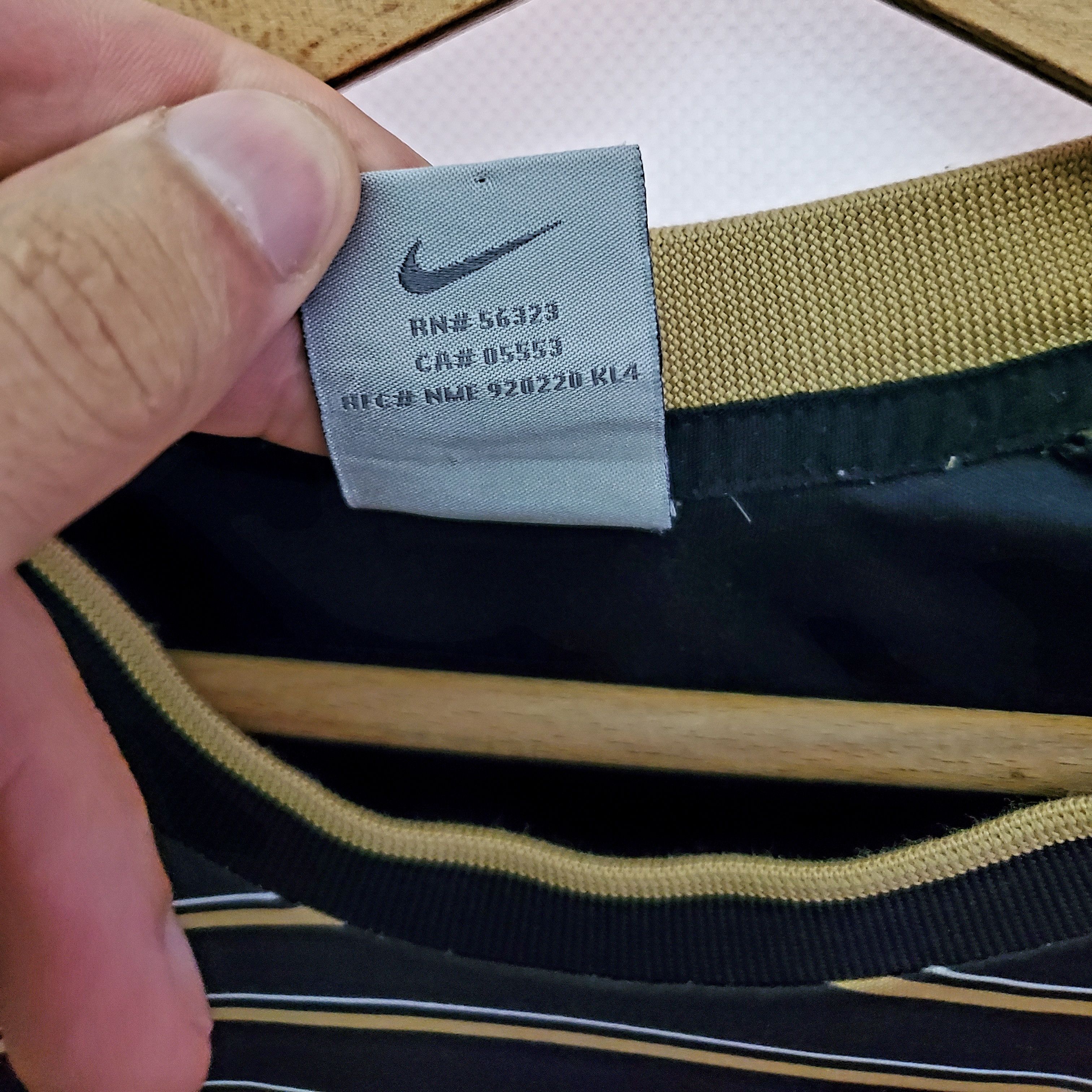 Nike × Vintage Vintage NIKE Y2K DRILL VISUAL BIG LOGO ideal condition M Size US M / EU 48-50 / 2 - 4 Thumbnail