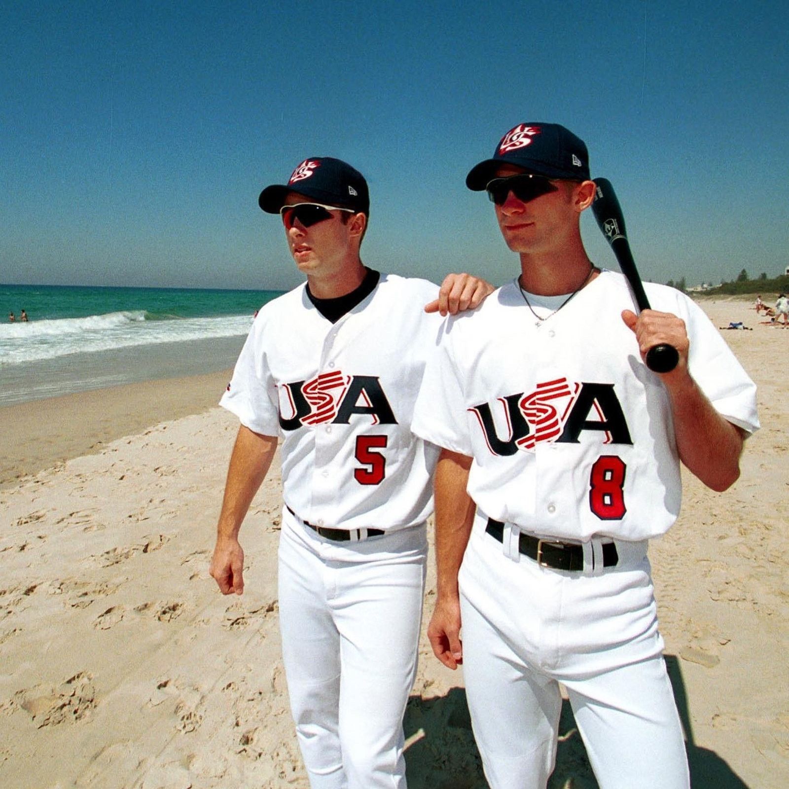 Russell Athletic Team USA Baseball Jersey Russell Athletic Olympics Sz 44 (L) Size US L / EU 52-54 / 3 - 10 Thumbnail