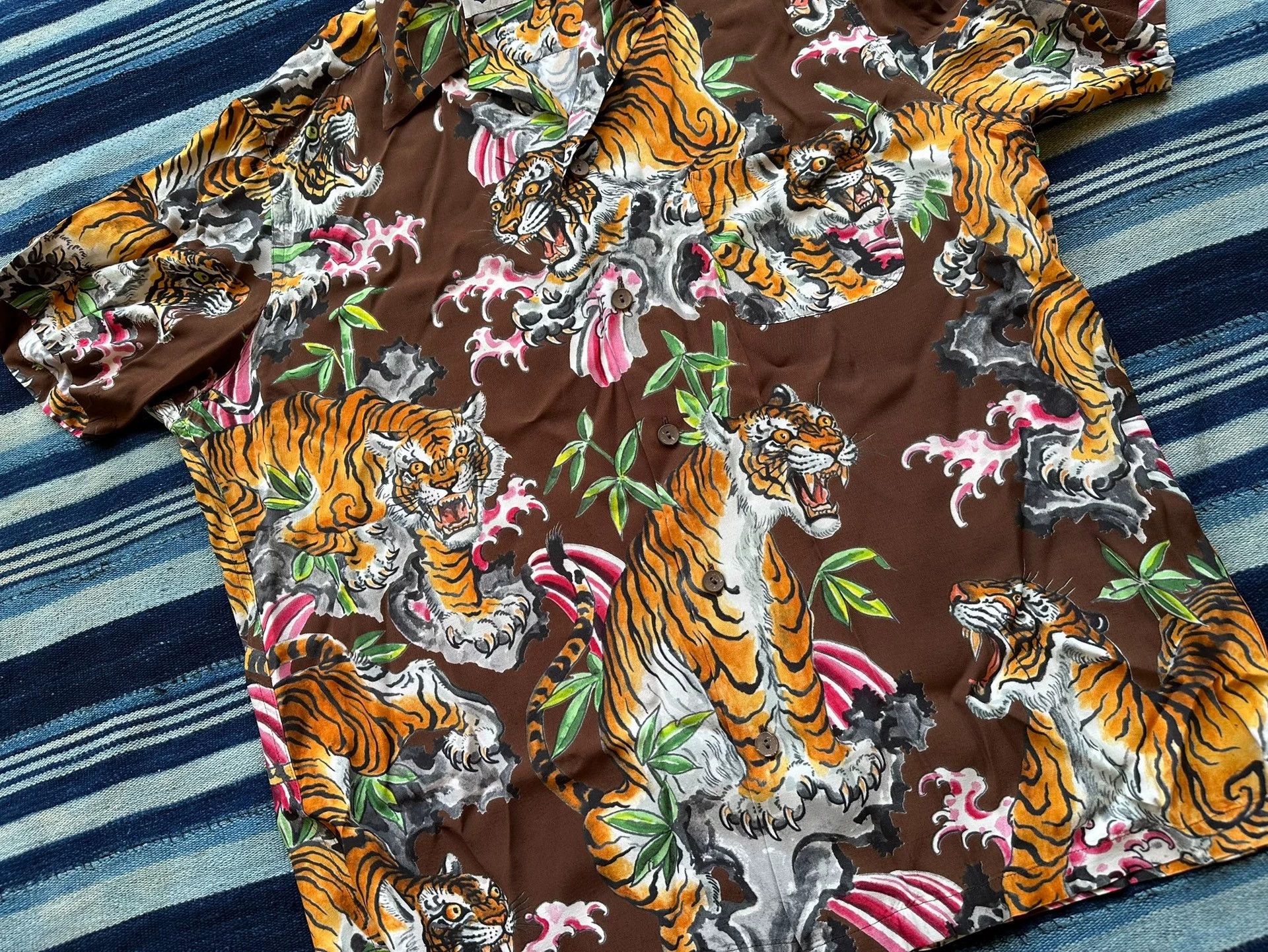 Wacko Maria WACKO MARIA x TIM LEHI HAWAIIAN TIGER Shirt M Size US M / EU 48-50 / 2 - 3 Thumbnail