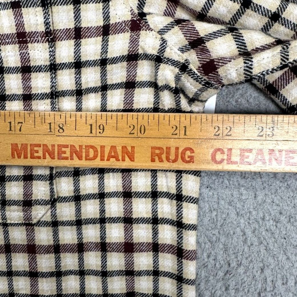 Old Navy VINTAGE Old Navy Flannel Shirt Mens M Tan Plaid Button-Up Size US M / EU 48-50 / 2 - 6 Thumbnail