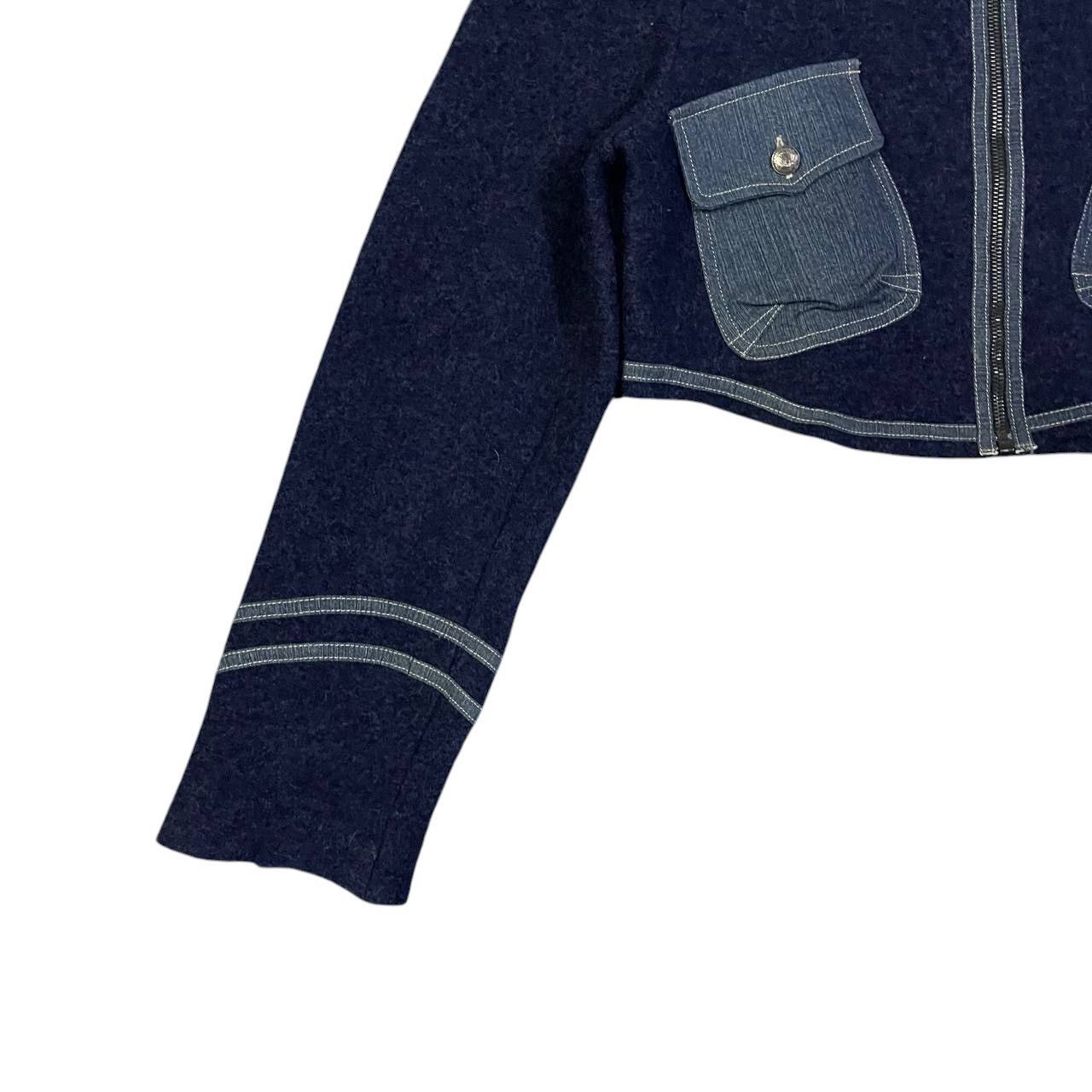 Other Vintage Indies Wool Cropped Jacket Size S / US 4 / IT 40 - 3 Thumbnail