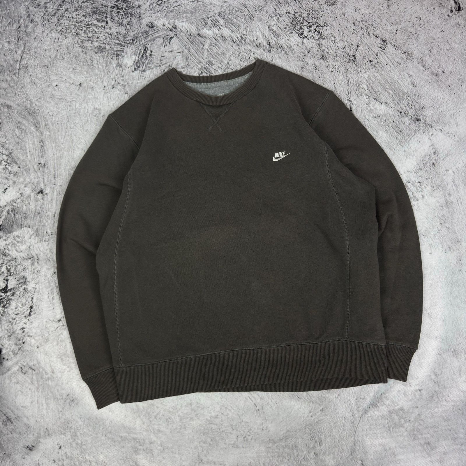 Nike Nike Sportswear Men's Brown Spellout Pullover Sweatshirt L Size US L / EU 52-54 / 3 - 1 Thumbnail
