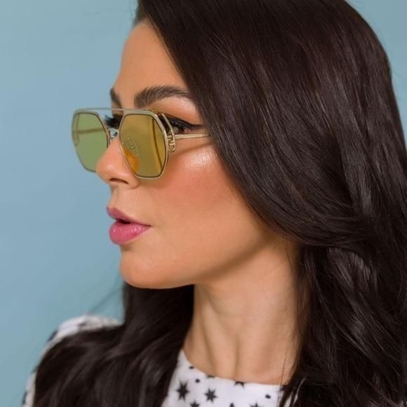 Fendi NEW Fendi FE40039U 10L Unisex Geometric Sunglasses Size ONE SIZE - 15 Thumbnail