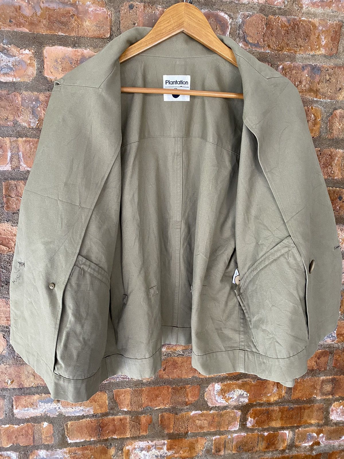 Issey Miyake 80s ISSEY MIYAKE Plantation Double collar oversized military Size US M / EU 48-50 / 2 - 13 Thumbnail