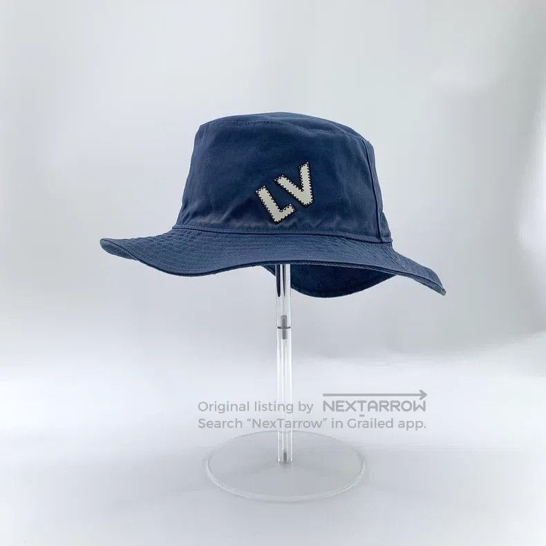 Louis Vuitton Louis Vuitton Blue logo dark print full-print cotton casua Size ONE SIZE - 6 Thumbnail