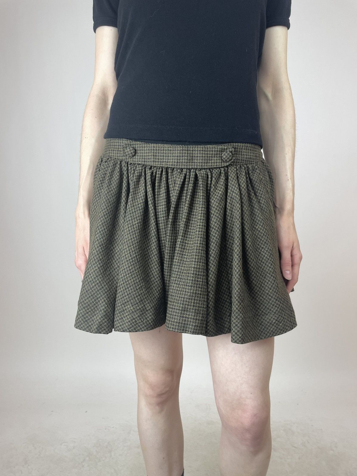 Jack Wills × Vintage Jack Wills Wool pleated mini skirt Womens size 8 Size 27" / US 4 / IT 40 - 6 Thumbnail