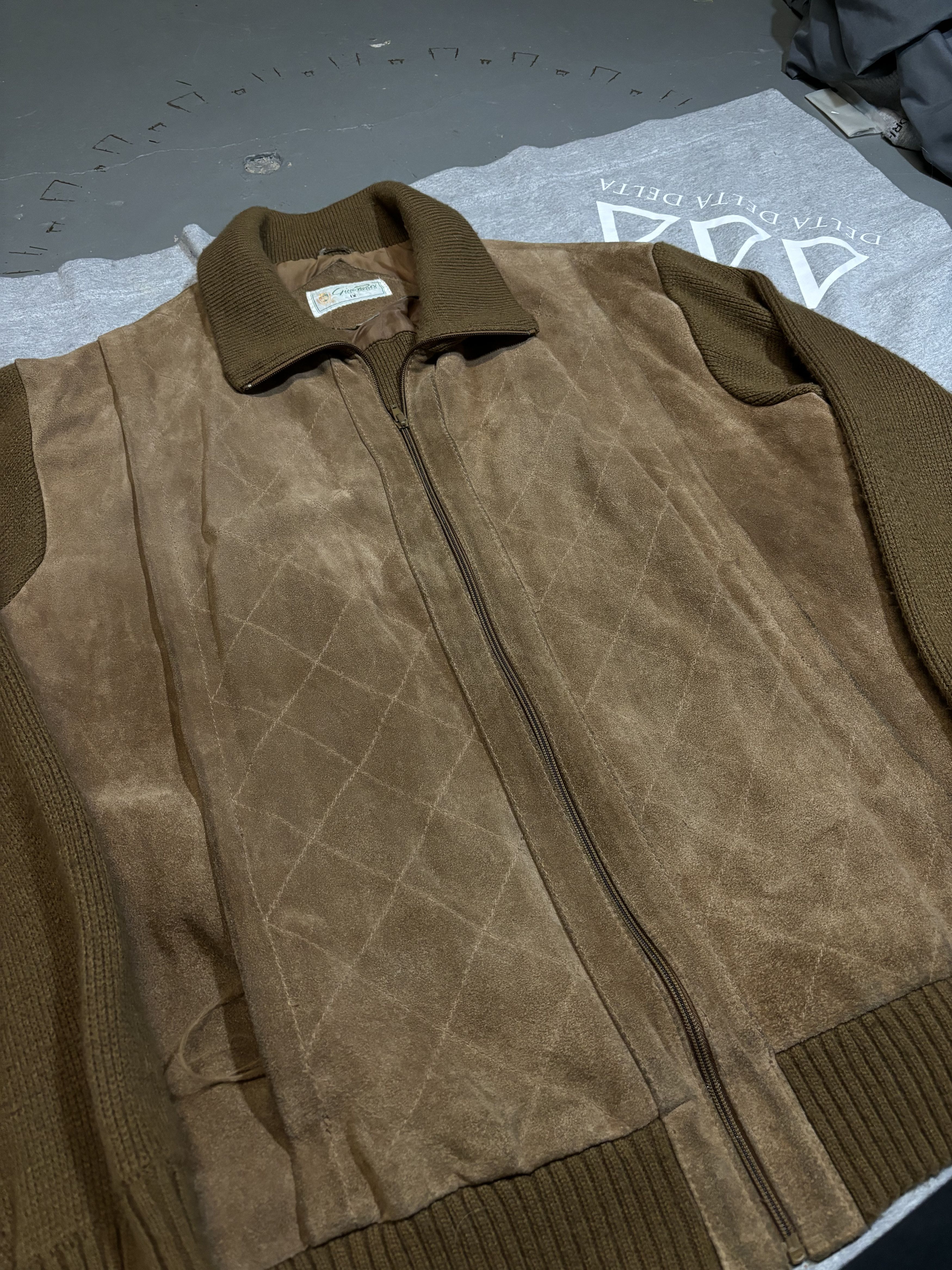 Other Gino Paoli 70s Suede Jacket Size US XL / EU 56 / 4 - 3 Thumbnail