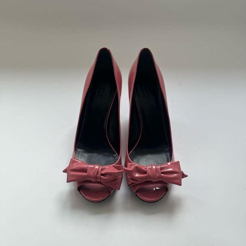 Gucci Gucci Pink Bow High Heels Size US 8.5 / EU 41-42 - 2 Thumbnail