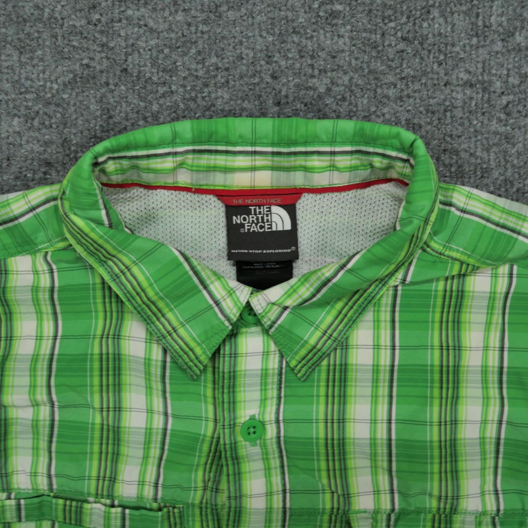 The North Face The North Face Shirt Mens M Green Plaid Button-Up Casual Shirt Size US M / EU 48-50 / 2 - 5 Thumbnail