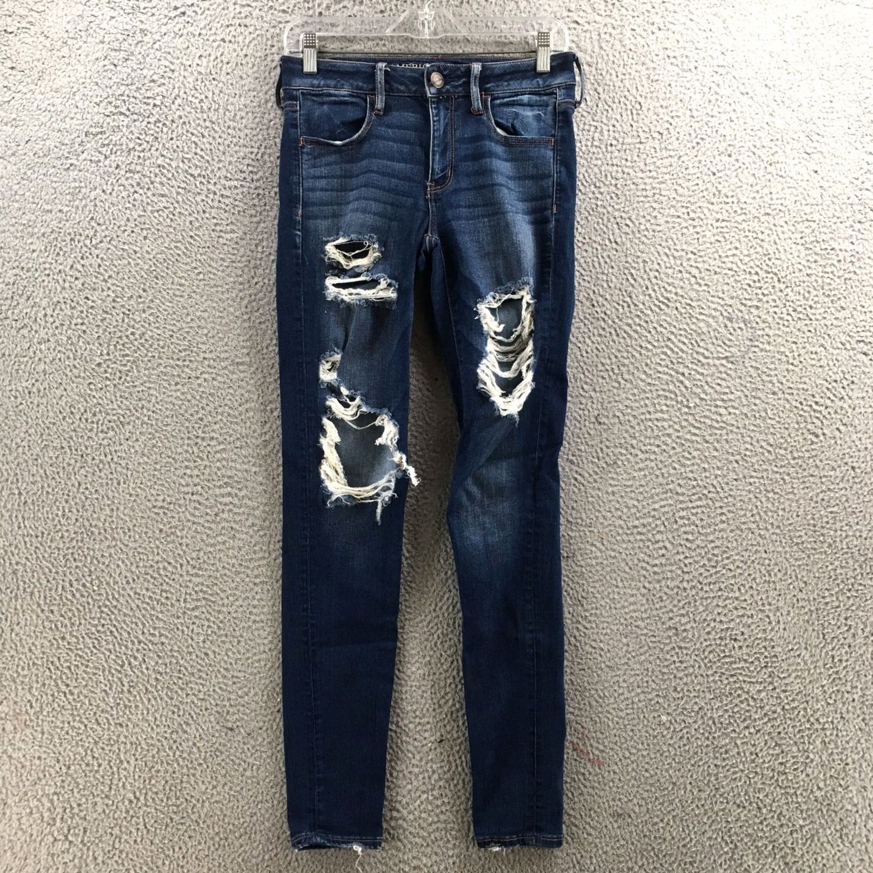 American Eagle Outfitters American Eagle Outfitters Jeans Womens 6L Jegging Blue Denim Casual Regular Waist 29 Inseam 29.5 Shoes? Size 28" / US 6 / IT 42 - 2 Thumbnail