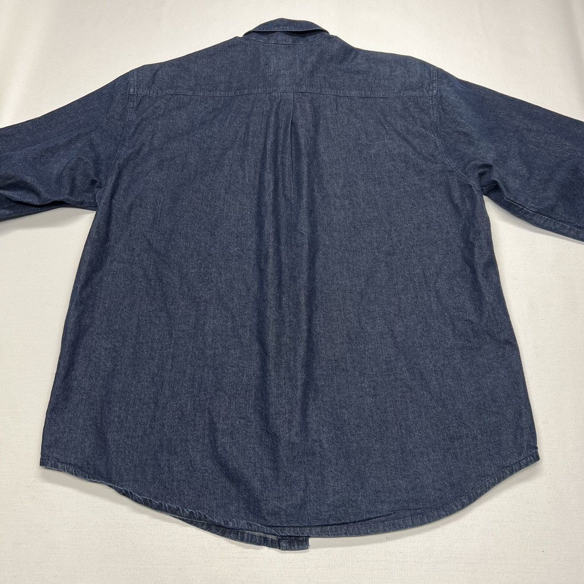 Hard Rock Cafe × Vintage VTG Hard Rock Cafe Denim Shirt Blue Button Queensland Y2K Size US L / EU 52-54 / 3 - 13 Thumbnail
