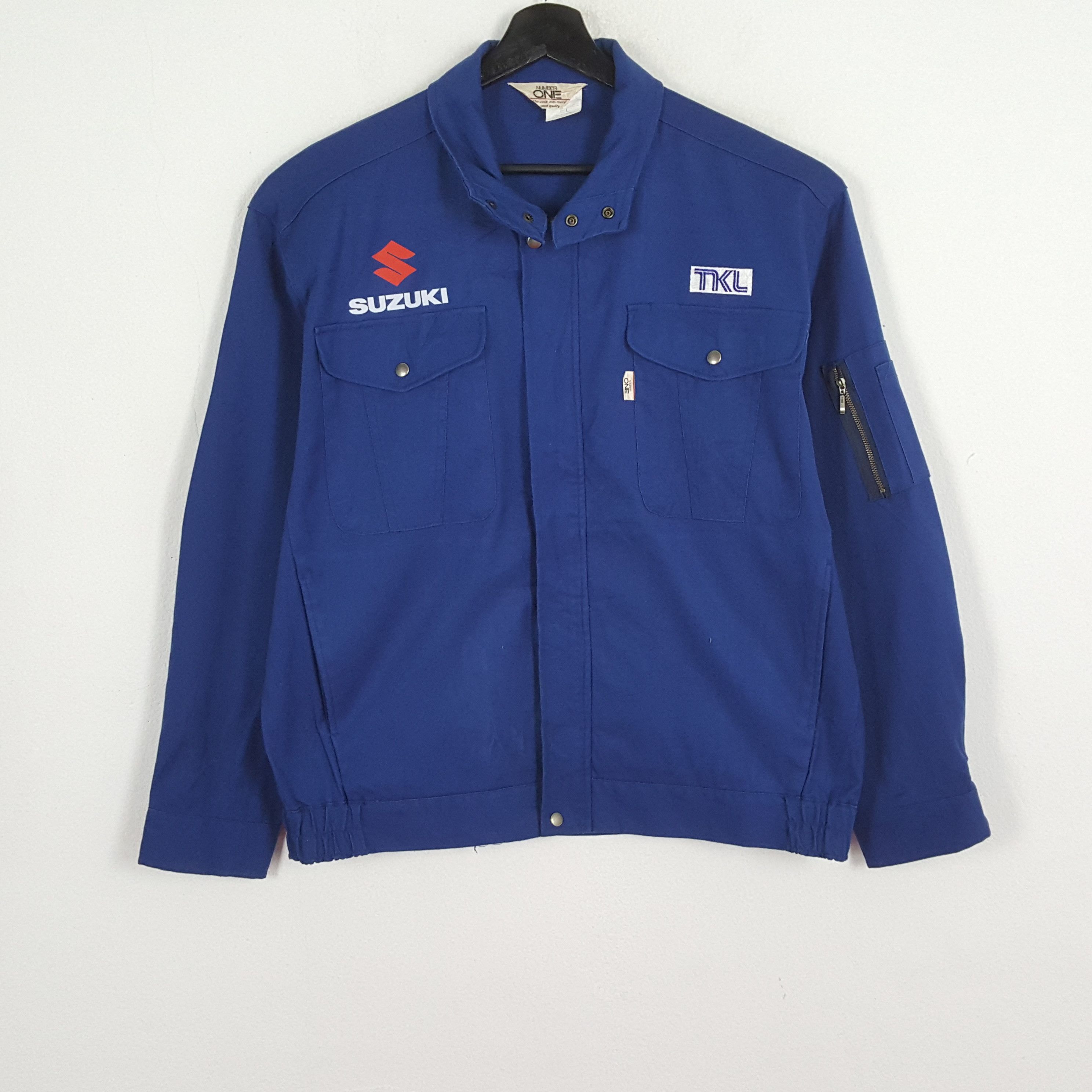 SUZUKI Japanese Motorcycle Brand Custom Art Jacket