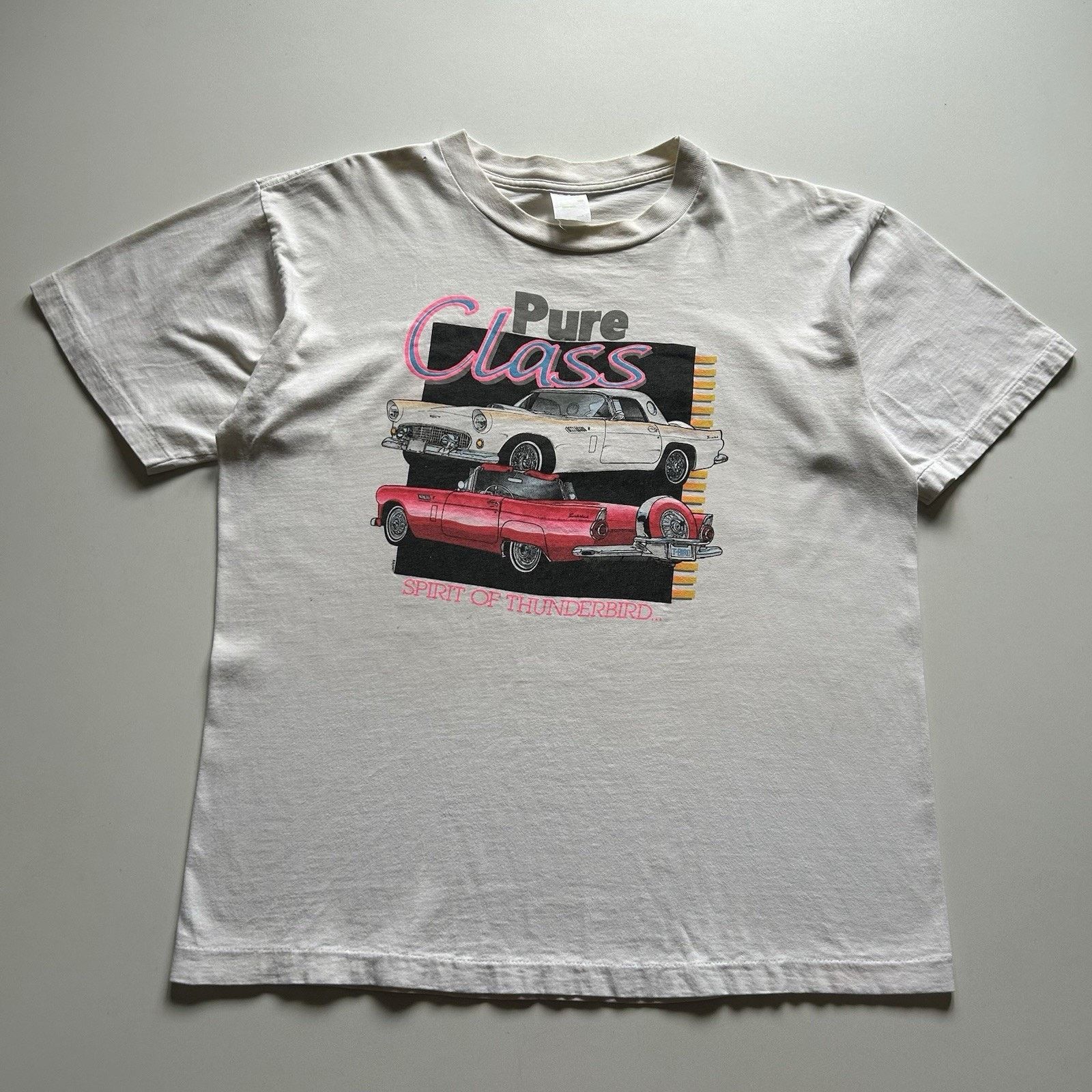 Ford Vintage 90s Ford T-Bird Thunderbird Car Art T Shirt XL Rare Size US XL / EU 56 / 4 - 1 Thumbnail