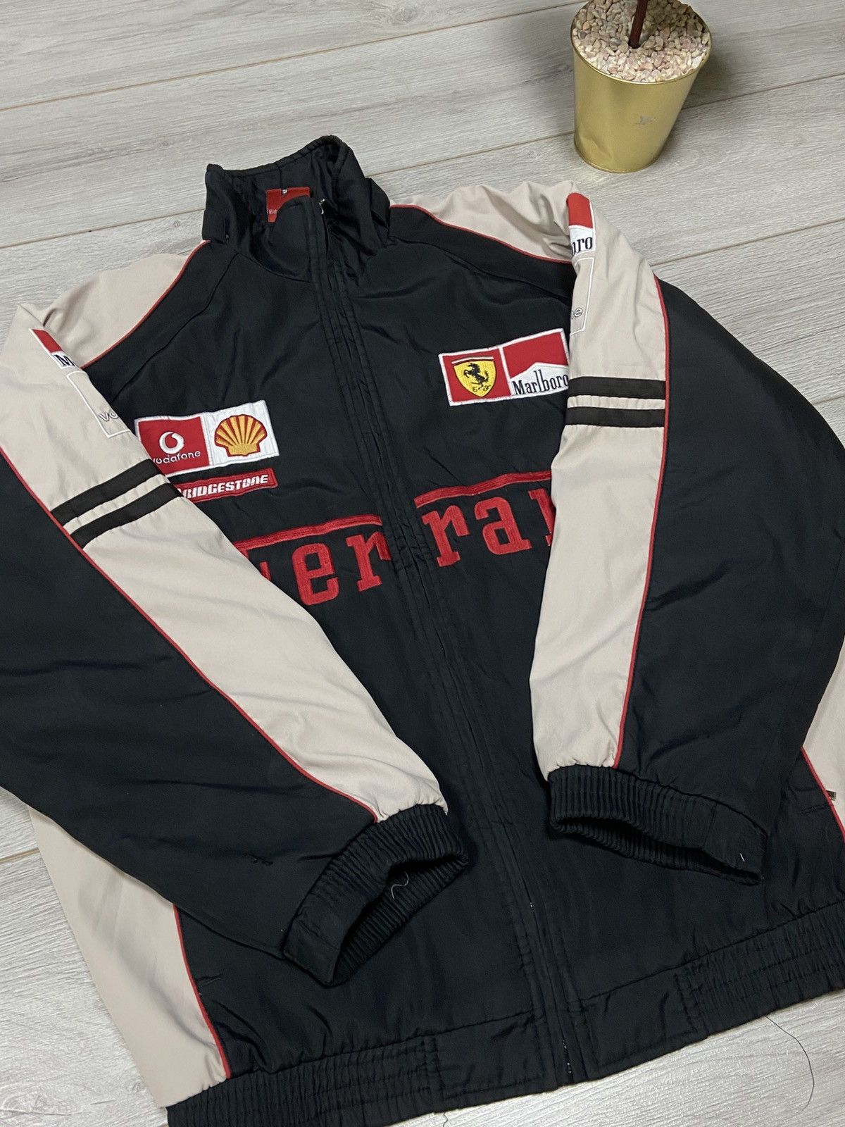Vintage Ferrari Marlboro vintage F1 racing jacket Vodafone Size US XXL / EU 58 / 5 - 5 Thumbnail
