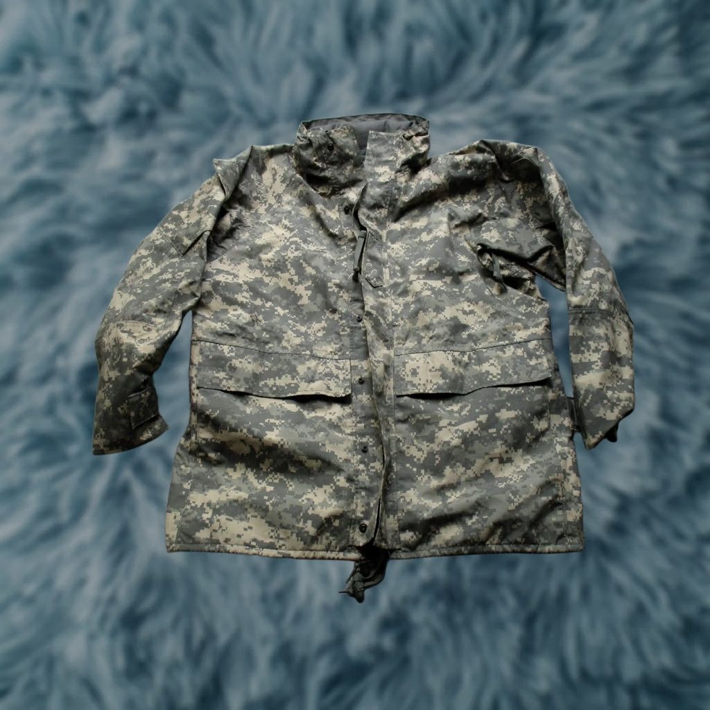 Industrie Tennier Industries Parka Jacket Mens M Gray Camo ECWCS Cold Weather Hooded Size US M / EU 48-50 / 2 - 1 Thumbnail