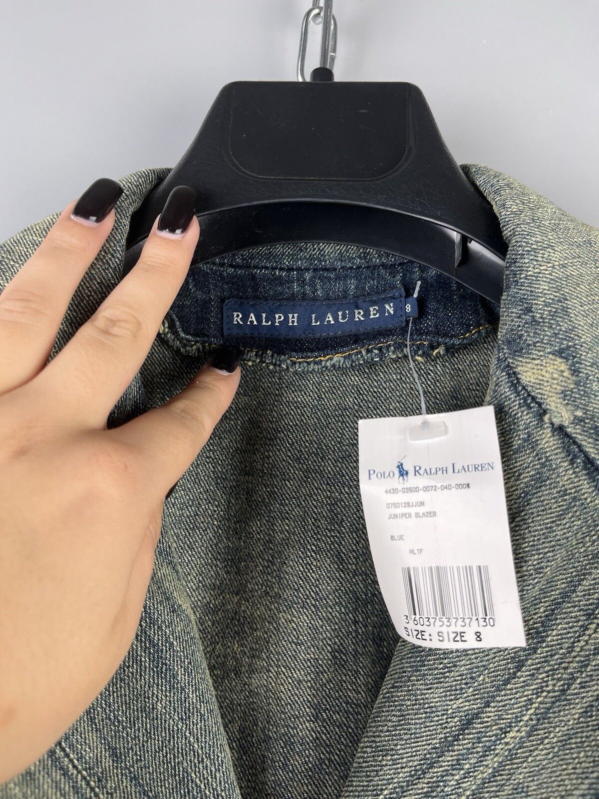 Polo Ralph Lauren Vintage Ralph Lauren Cotton 12 OZ Denim Blazer Jacket Size M / US 6-8 / IT 42-44 - 18 Thumbnail