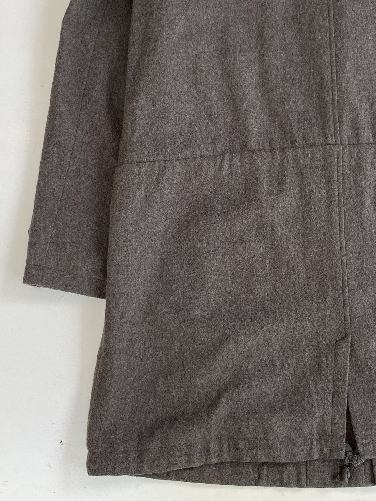 Issey Miyake Vintage Issey Miyake Plantation 100% Wool Heavy Hooded Parka Size US L / EU 52-54 / 3 - 9 Thumbnail