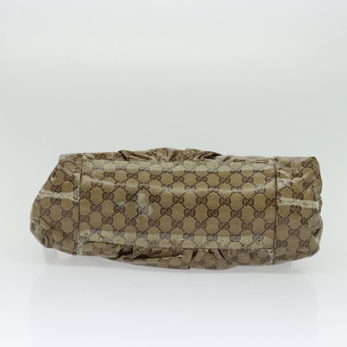 GUCCI GG Crystal Handbag Black Gold