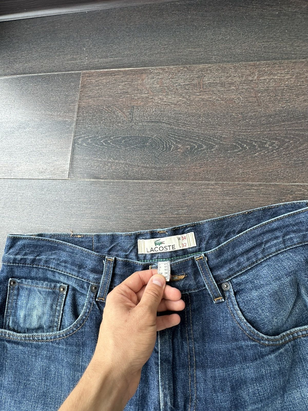 Lacoste Lacoste Vintage 90s Made in Italy Jeans Wide Size US 32 / EU 48 - 7 Thumbnail