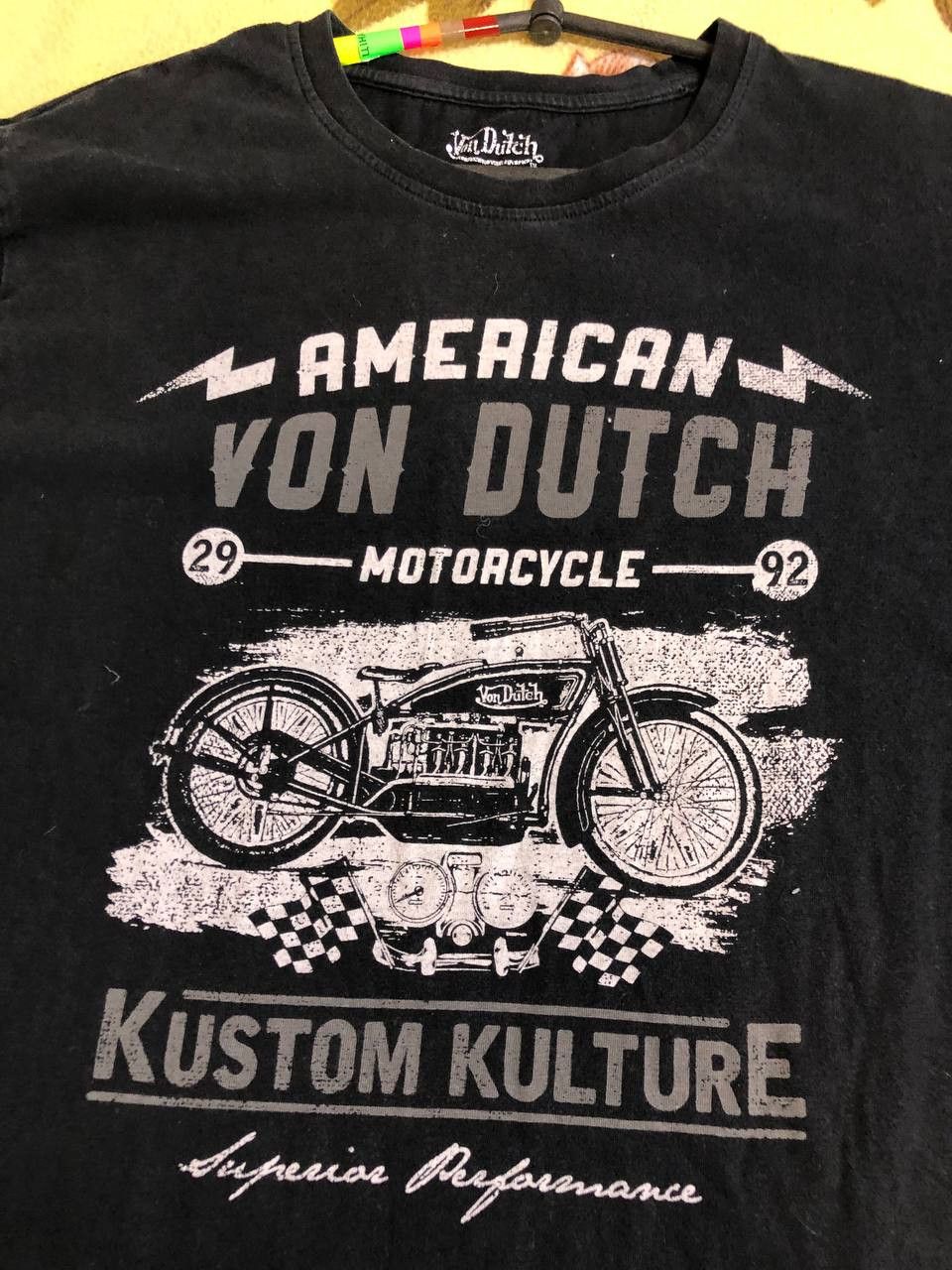 Von Dutch Von Dutch Vintage Style Wash Big Iconic Graphic T-Shirt Size US XL / EU 56 / 4 - 14 Thumbnail
