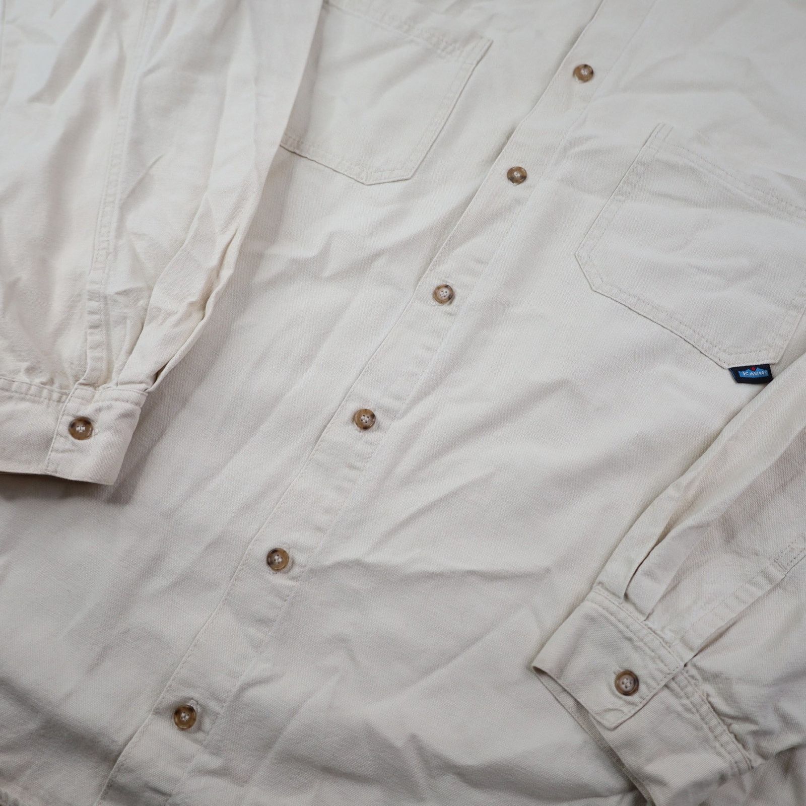 KAVU × Vintage Vintage Kavu Canvas Button Up Adventure Shirt Size US L / EU 52-54 / 3 - 4 Thumbnail