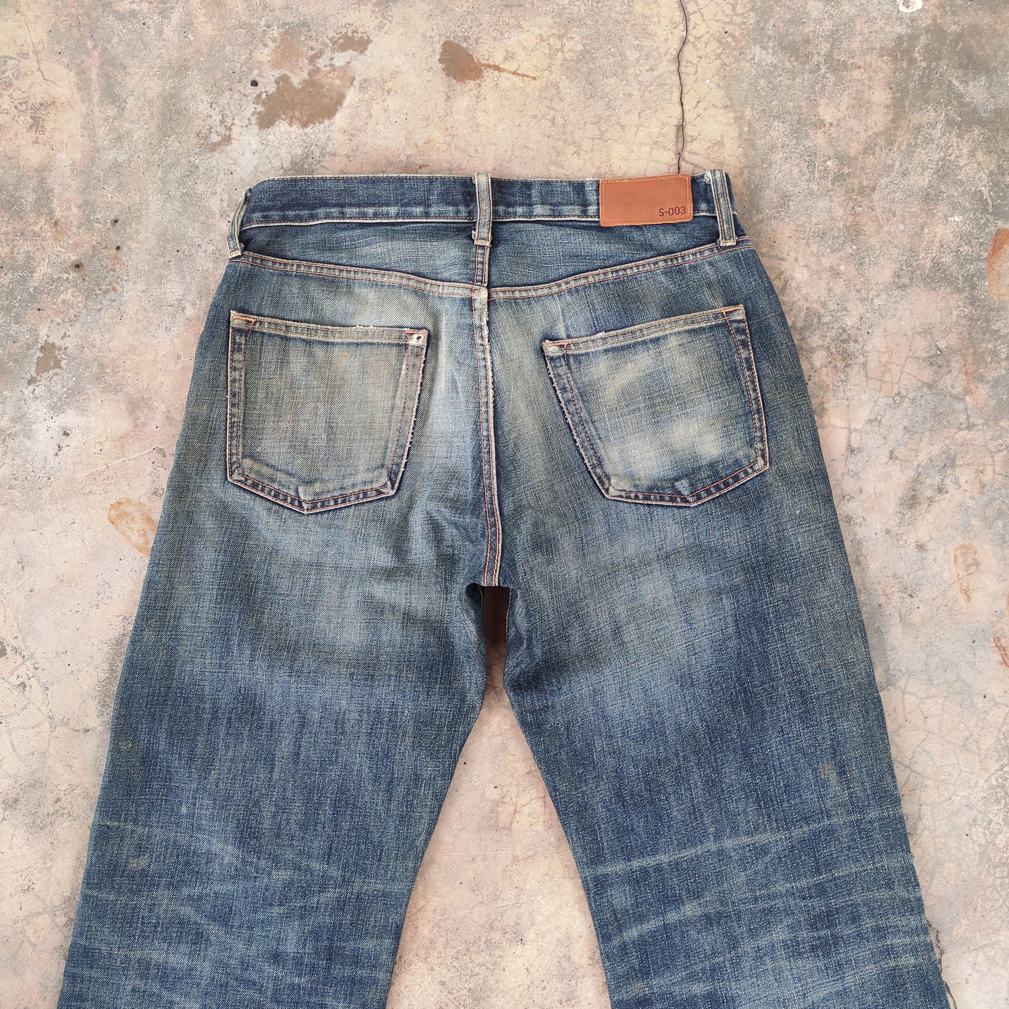 # VINTAGE JAPANESE RUSTY FADED DISTRESSED JEAN PANTS
